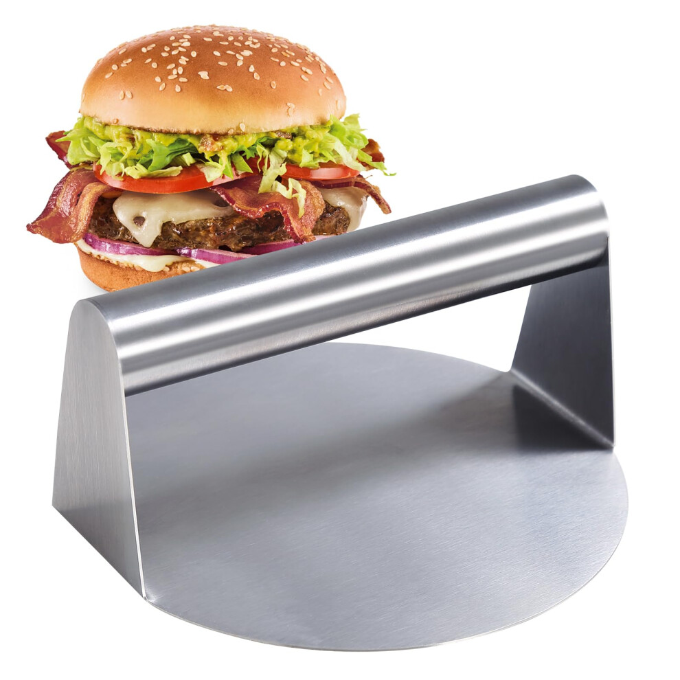 Elevate Your Grill Game with a 304 Stainless Steel Smash Burger Press - 5.5" Burger Smasher and Press for The Perfect Smash Burger Experience!