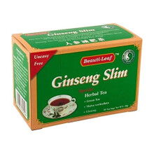 Ginseng Slim Natural Tea Blend with Green Tea & Malva Verticillata – Detox, Slimming & Metabolism Boosting Tea, 20 Teabags