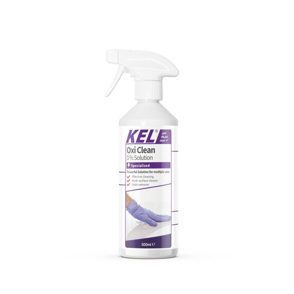 - Oxi Clean | Hydrogen Peroxide 3%, 10 Vols | Organic, Laundry Stain Remover - 500ml
