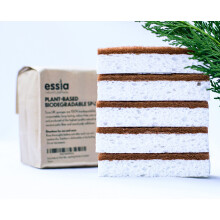 Natural Plant Based Scrub Sponge 5 Pack | Palm Fibre ECO Sponge | 100% Biodegradable Vegan Sponges | Dishwashing Kitchen Sponge | Compostable Sponge