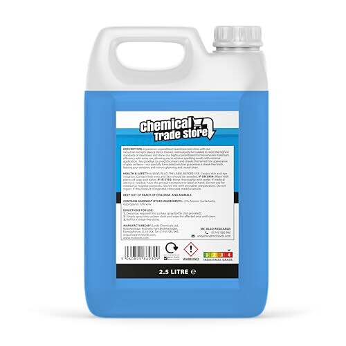 - Glass & Mirror Cleaner - 2.5 Litre 1