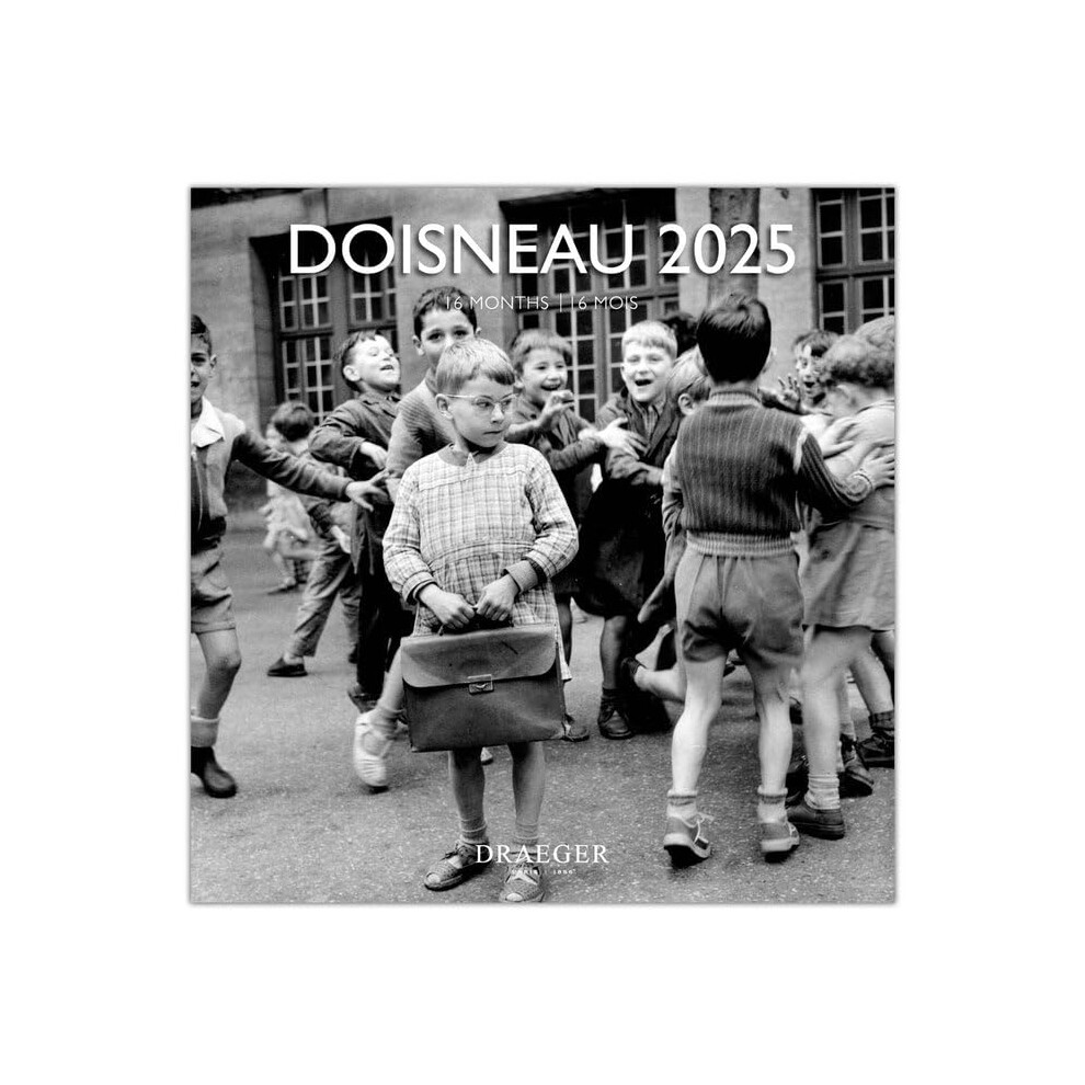 Doisneau Large Wall Calendar 29 x 29 cm 2025 - September 2024 to December 2025