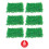Beistle Tissue Grasmatten 6-delig 15"" x 30"""" Groen 3