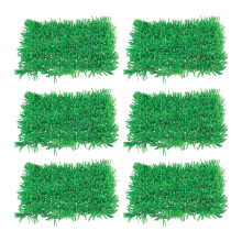 Tissue Grass Mats 6 Piece, 15" x 30", Green