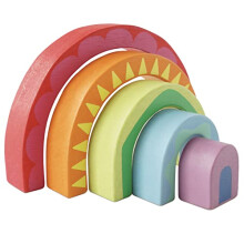 De Le Toy Van Petilou boogtunnel is een mooi 5-delig boogtunnel speelgoed dat eindeloze creatieve speelmogelijkheden biedt. Het is vol levendige kleur