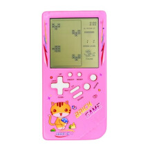 Cute Cat Pattern Block Game Console 23 Brick games Racing/Tank battle Retro Mini game machine Children's game console 70/80/90's Nostalgic Gifts