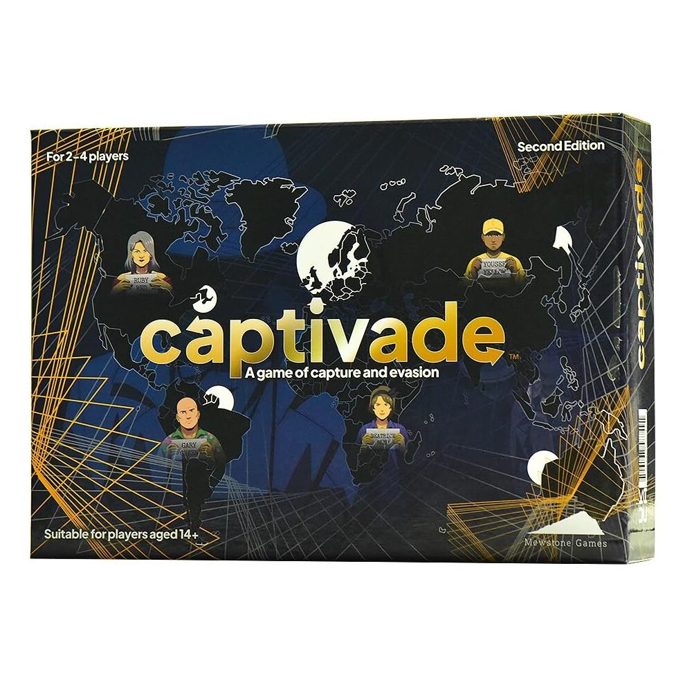 | The strategy board game of Evasion and Capture | Adult & Family games for Fun and Intrigue | Second Edition | 2-4 Players | 30-90 Minutes Playing