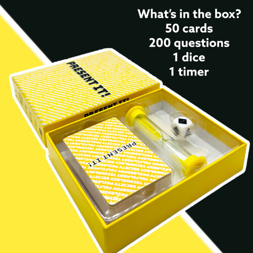 Present It! - Communicate Confidently | Unique Presenting Resource | For Kids & Adults | Develop public speaking and critical thinking! | Flash Cards 2