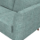 (Duck Egg, 3 Seater) Sienna Fullback Hopsack Fabric Corner & Sofa Suite 6