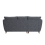 (Navy Blue, Left Hand Facing Corner) Sienna Fullback Hopsack Fabric Corner & Sofa Suite 3