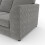 Furniture 786 (Right Hand Facing Grey) Hilton Full Back Corner Sofa Grey / Beige 4