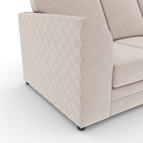 Furniture 786 (Left Hand Facing Beige) Hilton Full Back Corner Sofa Grey / Beige 2