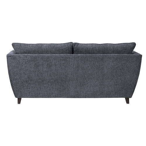 (Navy Blue, 3 Seater) Sienna Fullback Hopsack Fabric Corner & Sofa Suite 2