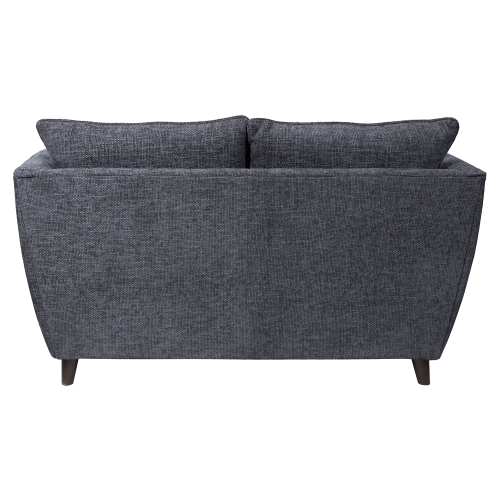 (Navy Blue, 2 Seater) Sienna Fullback Hopsack Fabric Corner & Sofa Suite 2