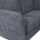 (Navy Blue, 2 Seater) Sienna Fullback Hopsack Fabric Corner & Sofa Suite 5