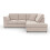 Furniture 786 (Right Hand Facing Beige) Hilton Full Back Corner Sofa Grey / Beige 1