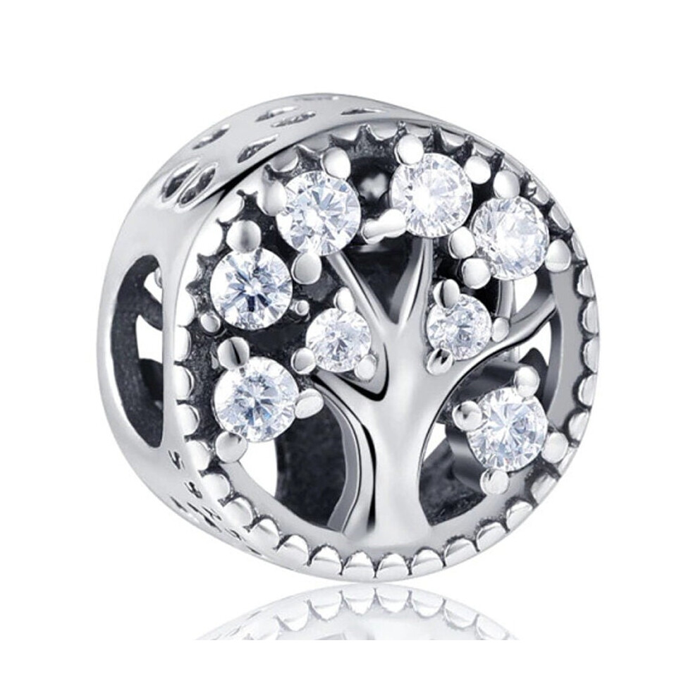 Tree Of Life Stones sterling silver dangle charm for pandora bracelet