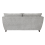 (Silver, 3 Seater) Sienna Fullback Hopsack Fabric Corner & Sofa Suite 3