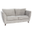 (Silver, 3 Seater) Sienna Fullback Hopsack Fabric Corner & Sofa Suite 1