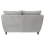 (Silver, 2 Seater) Sienna Fullback Hopsack Fabric Corner & Sofa Suite 3