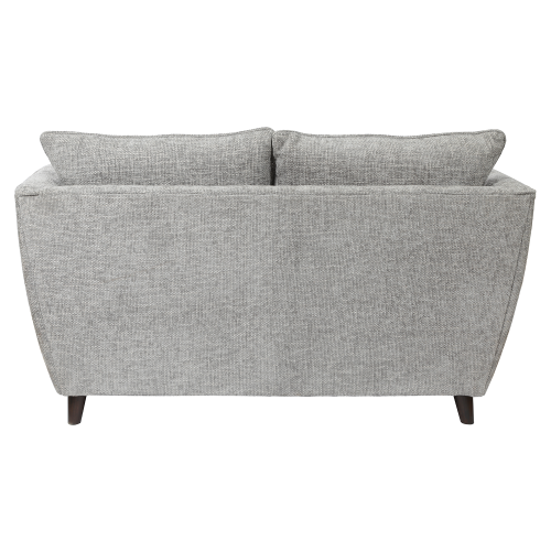 (Silver, 2 Seater) Sienna Fullback Hopsack Fabric Corner & Sofa Suite 2