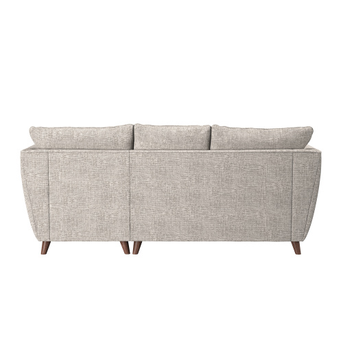 (Stone, Right Hand Facing Corner) Sienna Fullback Hopsack Fabric Corner & Sofa Suite 2