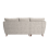 (Stone, Left Hand Facing Corner) Sienna Fullback Hopsack Fabric Corner & Sofa Suite 3