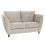 (Stone, 2 Seater) Sienna Fullback Hopsack Fabric Corner & Sofa Suite 1