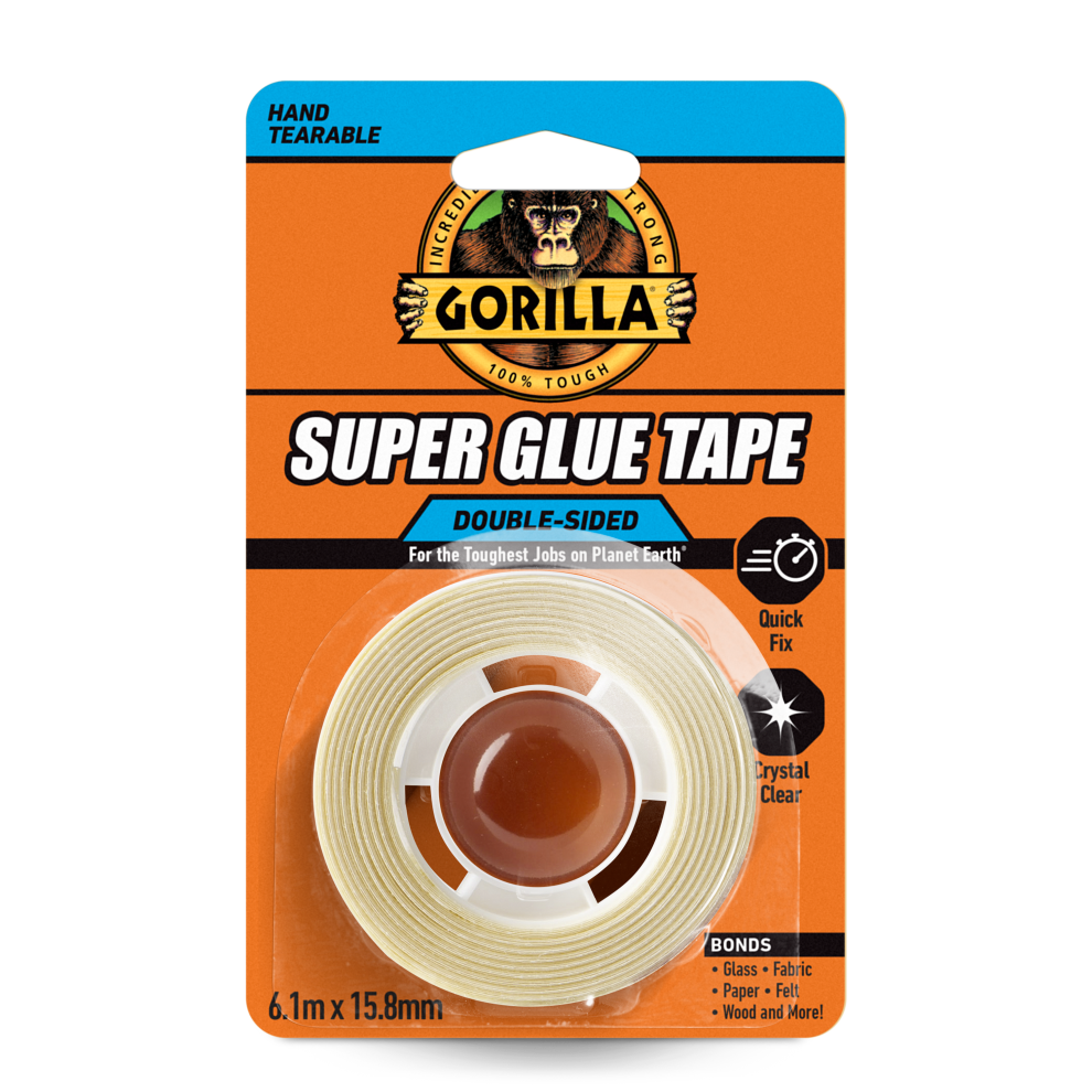 Gorilla Super Glue Tape 6.1m NEW  ,115718