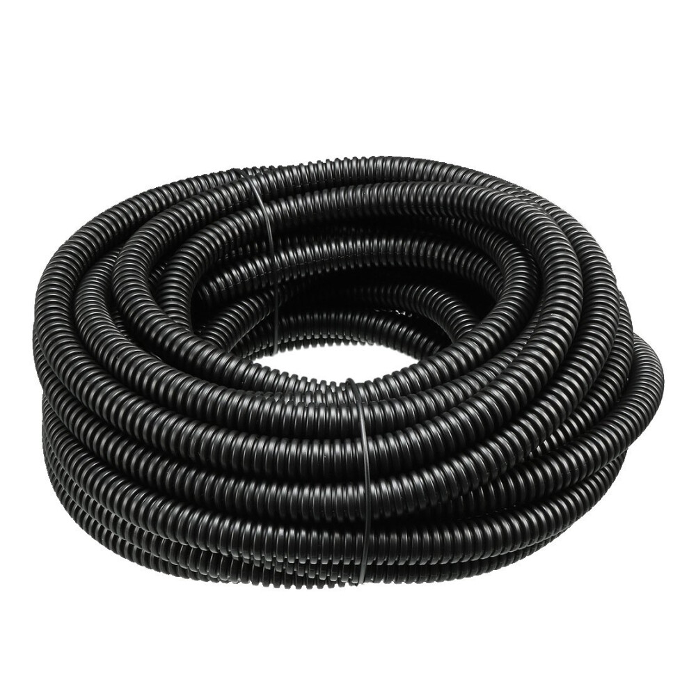 25mm x 50m PVC COATED GALVANIZED STEEL BLACK FLEXIBLE CONDUIT
