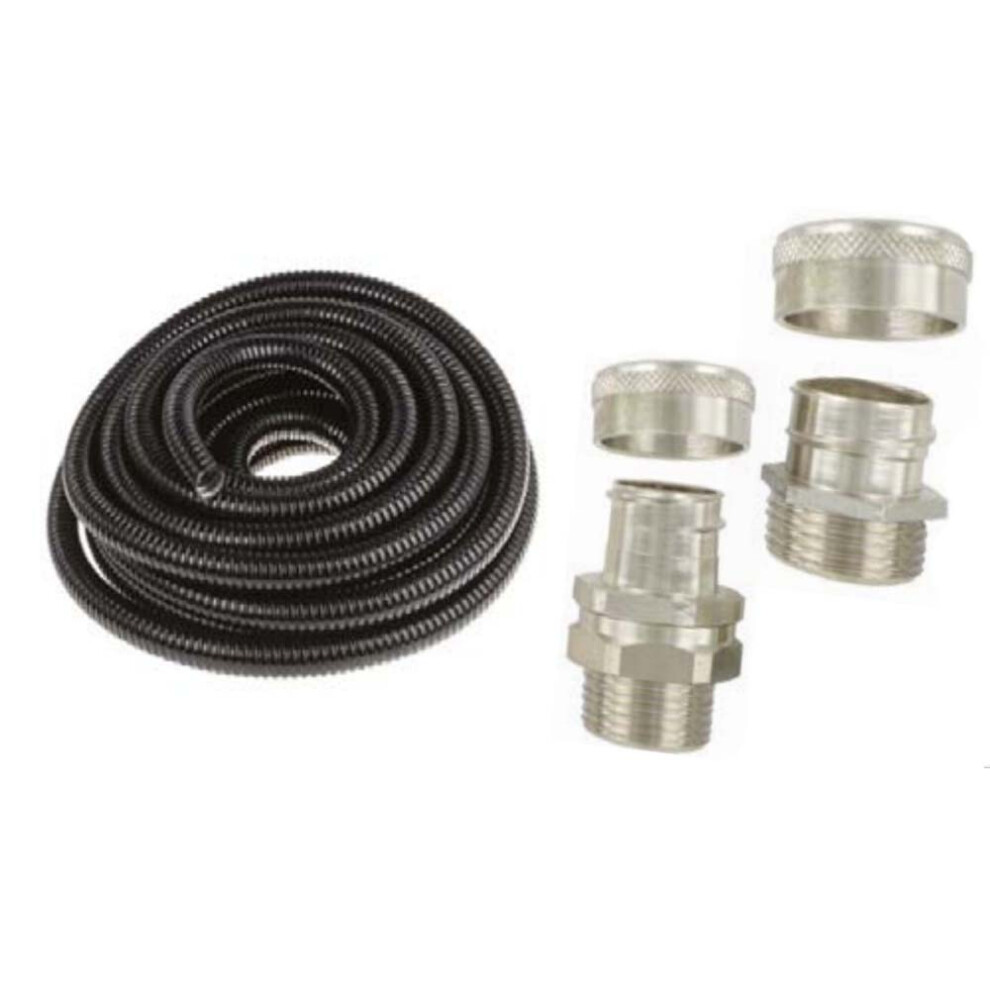 20mm Contractors Pack Pack Includes: 10 Metres Flexible Conduit (Galvanised - PVC Coated) 10 x Adapt