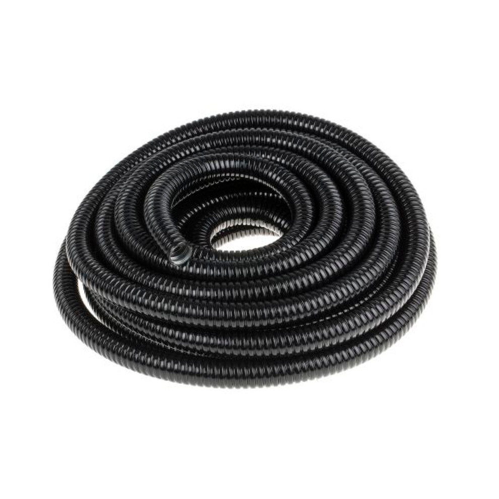 25mm x 25m PVC COATED GALVANIZED STEEL BLACK FLEXIBLE CONDUIT