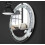 Crushed Diamond Round Silver Wall Hang Frameless Mirror 40x40 cm 4