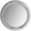 Crushed Diamond Round Silver Wall Hang Frameless Mirror 40x40 cm 8