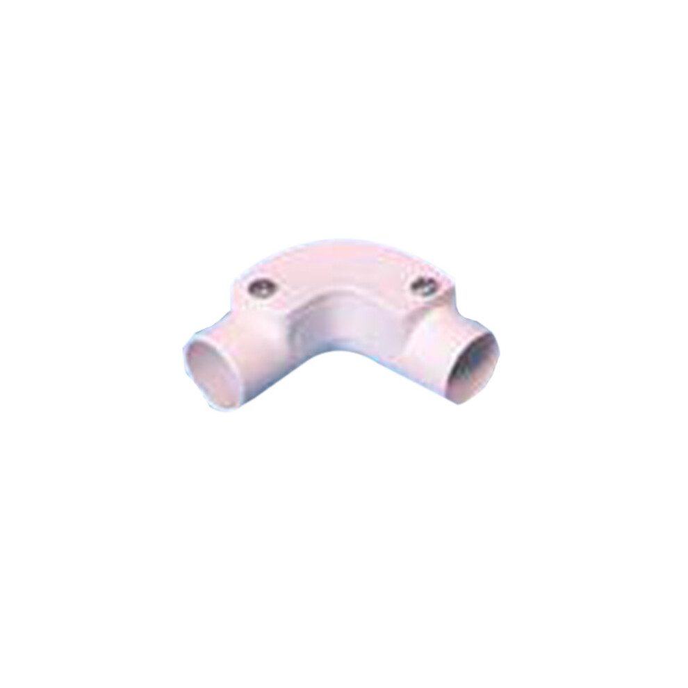 20mm INSPECTION ELBOW PVC - WHITE