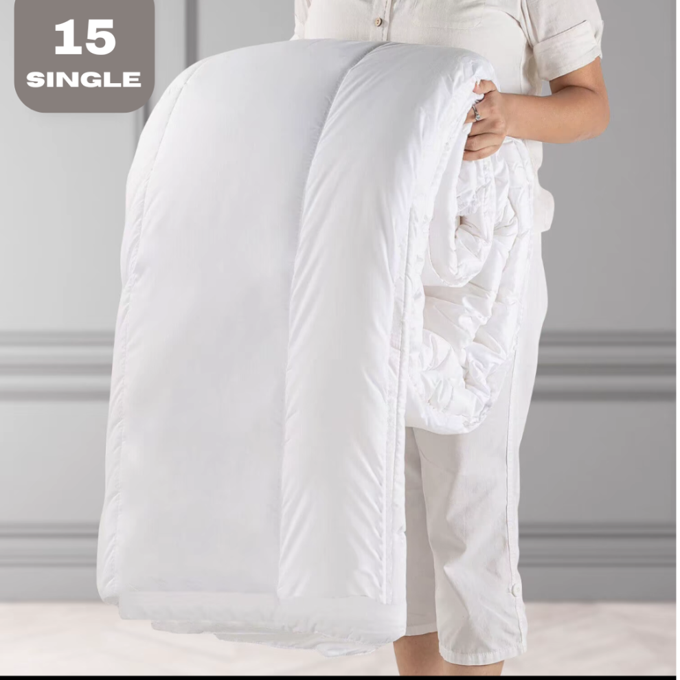 (15, Single) Hotel Quality Duvet Quilt TOG 4.5,10.5,13.5,15