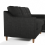 (Charcoal, Right Hand Facing Corner) Baxter Tufted Fabric Corner Sofa & Sofa Suite 5
