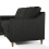 (Charcoal, Left Hand Facing Corner) Baxter Tufted Fabric Corner Sofa & Sofa Suite 5