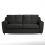 (Charcoal, 3 Seater) Baxter Tufted Fabric Corner Sofa & Sofa Suite 3
