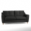 (Charcoal, 3 Seater) Baxter Tufted Fabric Corner Sofa & Sofa Suite 1