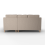 (Oatmeal, Right Hand Facing Corner) Baxter Tufted Fabric Corner Sofa & Sofa Suite 5