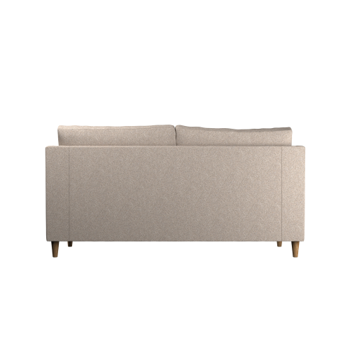 (Oatmeal, 3 Seater) Baxter Tufted Fabric Corner Sofa & Sofa Suite 2