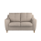 (Oatmeal, 2 Seater) Baxter Tufted Fabric Corner Sofa & Sofa Suite 4