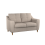 (Oatmeal, 2 Seater) Baxter Tufted Fabric Corner Sofa & Sofa Suite 1