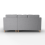 (Silver, Right Hand Facing Corner) Baxter Tufted Fabric Corner Sofa & Sofa Suite 3