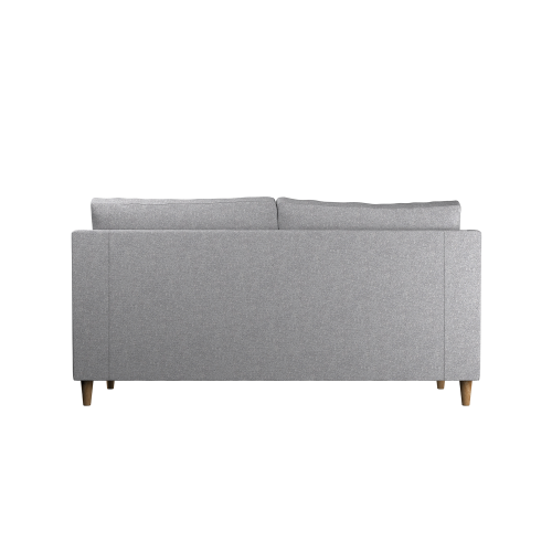 (Silver, 3 Seater) Baxter Tufted Fabric Corner Sofa & Sofa Suite 2