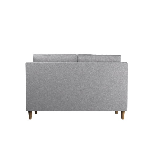 (Silver, 2 Seater) Baxter Tufted Fabric Corner Sofa & Sofa Suite 2