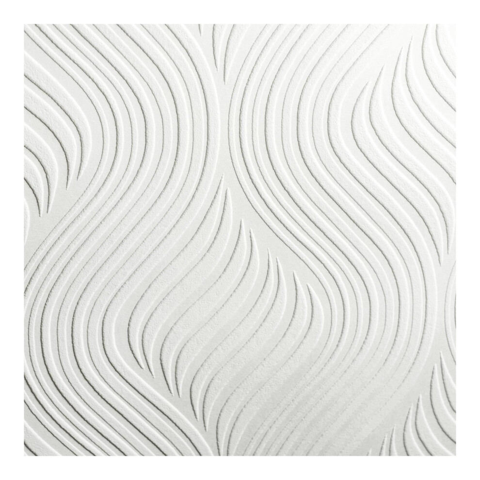 Superfresco Paintable White Durable Heavy Duty Wallpaper
