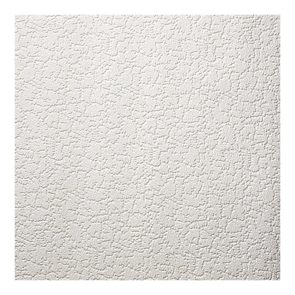 Superfresco Paintable Snow Textured White Durable Wallpaper