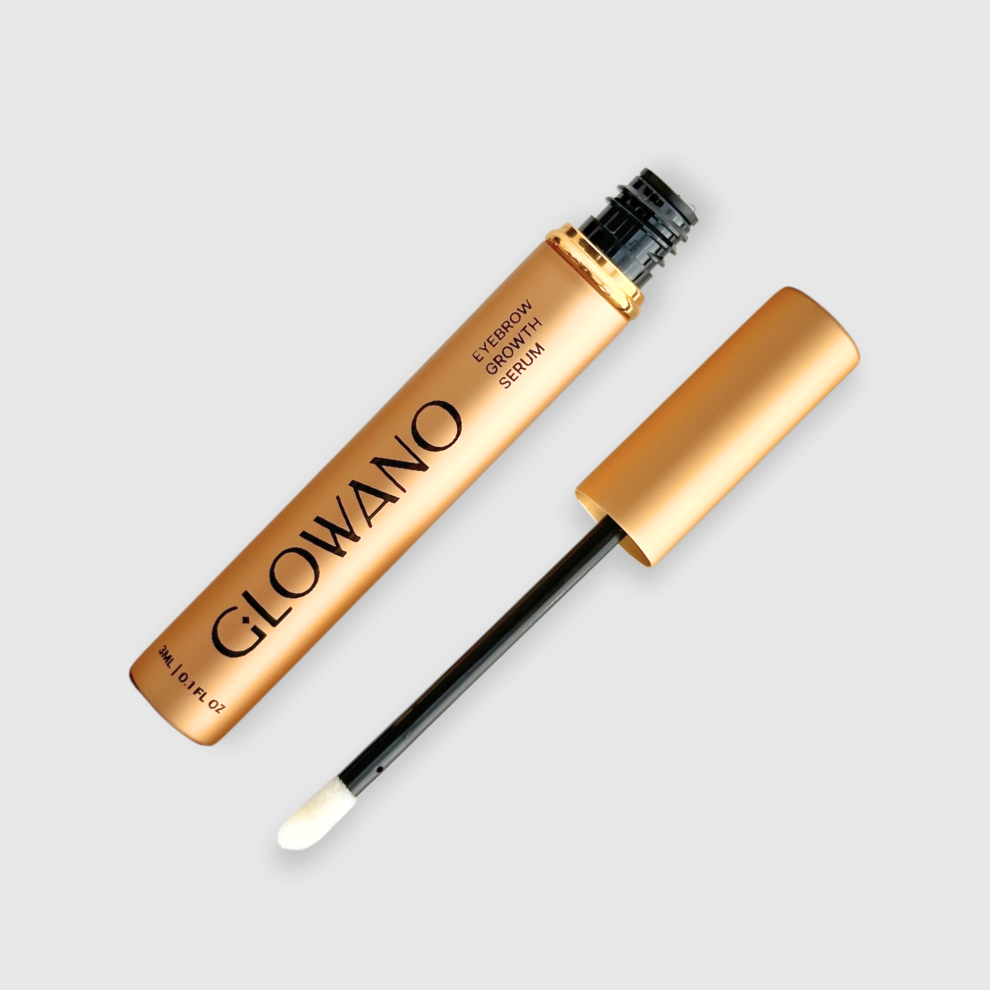 Glowano Not,Specified Eyebrow Growth Serum Natural Brow Enhancer For Longer & Fuller Brows Vegan & Fragrance Free